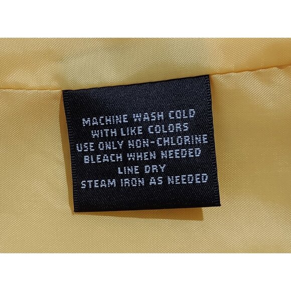 Jacket East 5th Women Yellow Cotton Blazer 18W Summertime 3/4 Sleeves - Picture 6 of 14